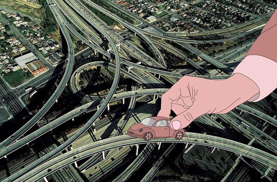 Polish Artist Uses Found Photographs To Create Funny Stories