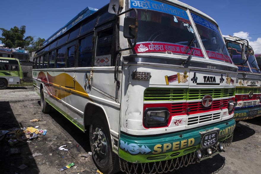 10+ Of The Most Colorful Local Buses In Nepal
