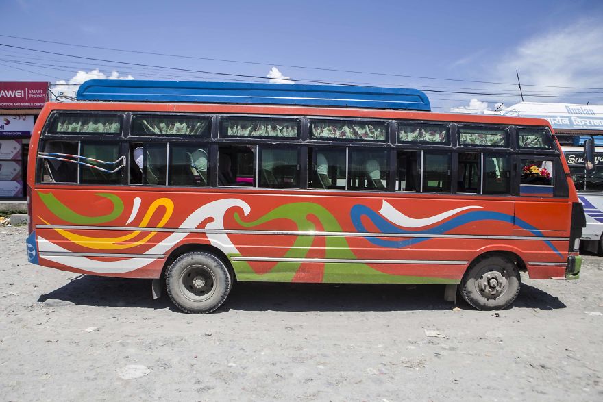 10+ Of The Most Colorful Local Buses In Nepal