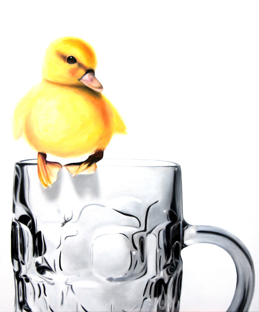 The Future Of Edward The Duck - Caught In Oil Paintings