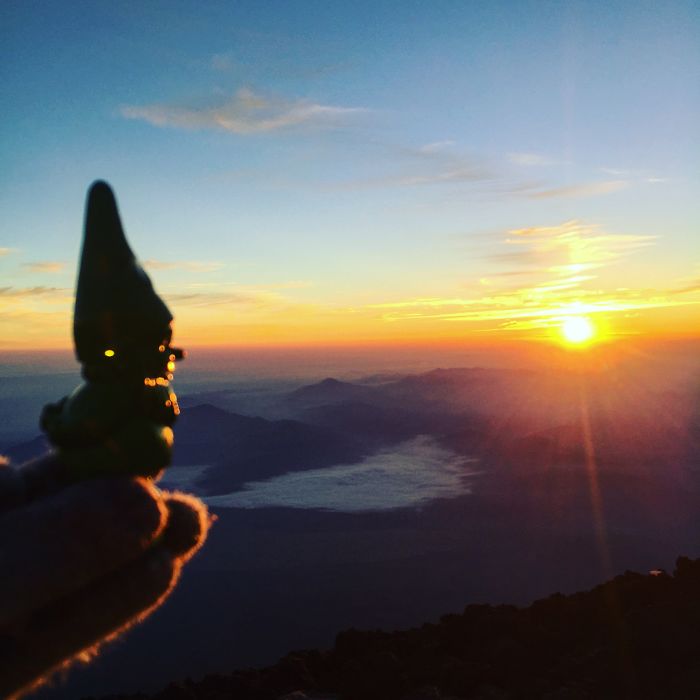 This Cheerful Gnome Is Travelling The World And He'll Make You Want To Travel Too