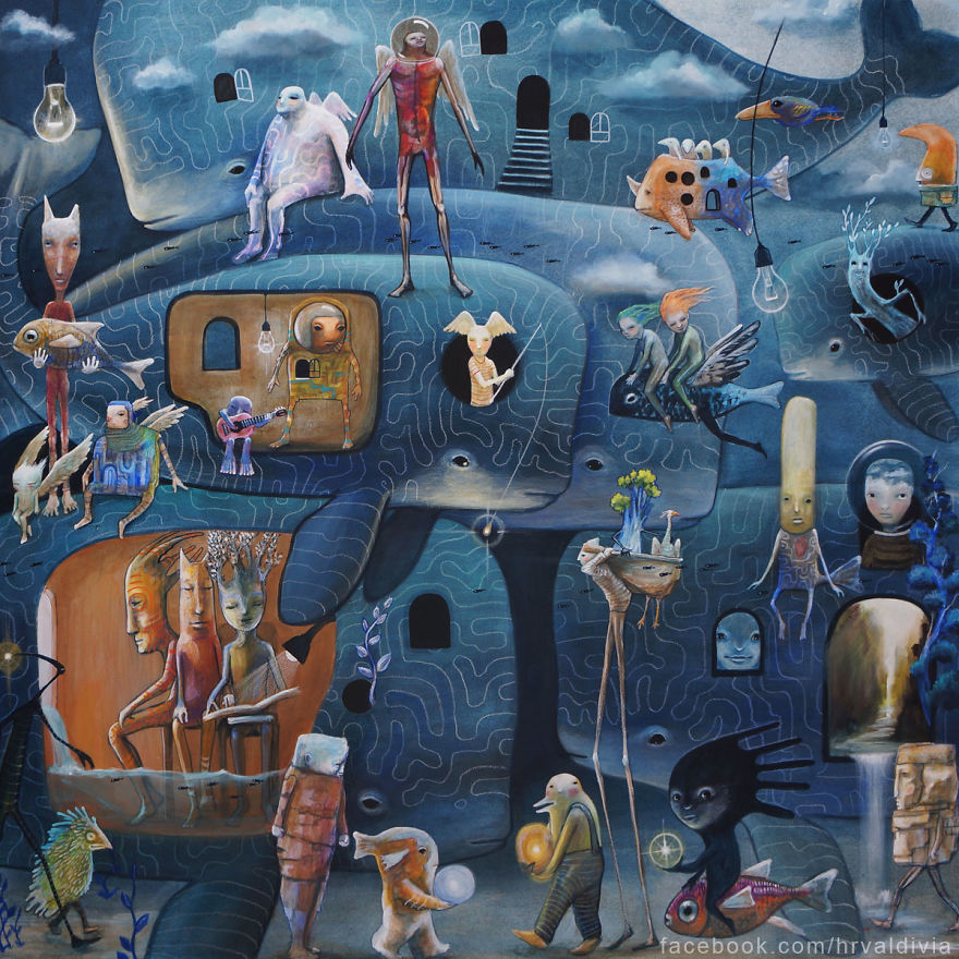 I Paint Stories That Live Inside My Mind To Share With The World...