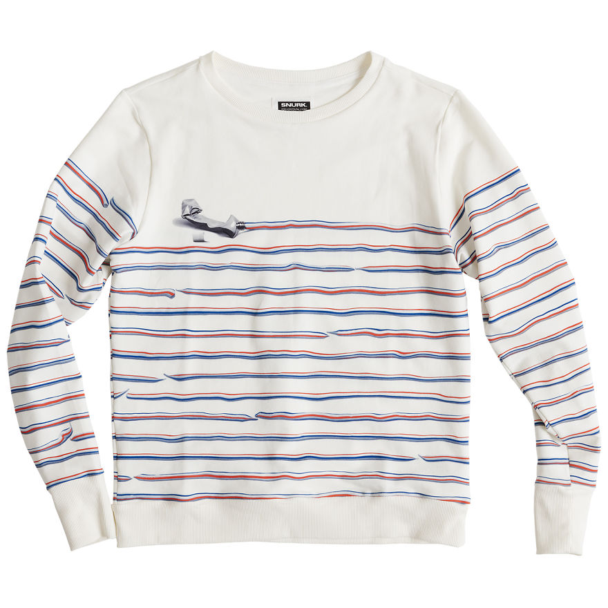 We Remade The Classic Striped Breton Sweater With Toothpaste We Remade The Classic Striped Breton Sweater With Toothpaste