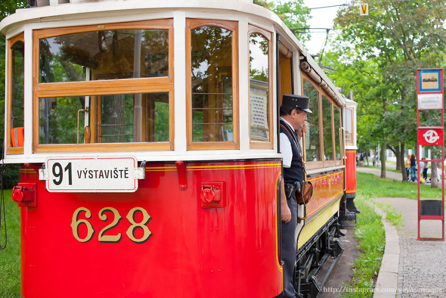 Tram With 100 Year History Still Works In Prague Tram With 100 Year History Still Works In Prague