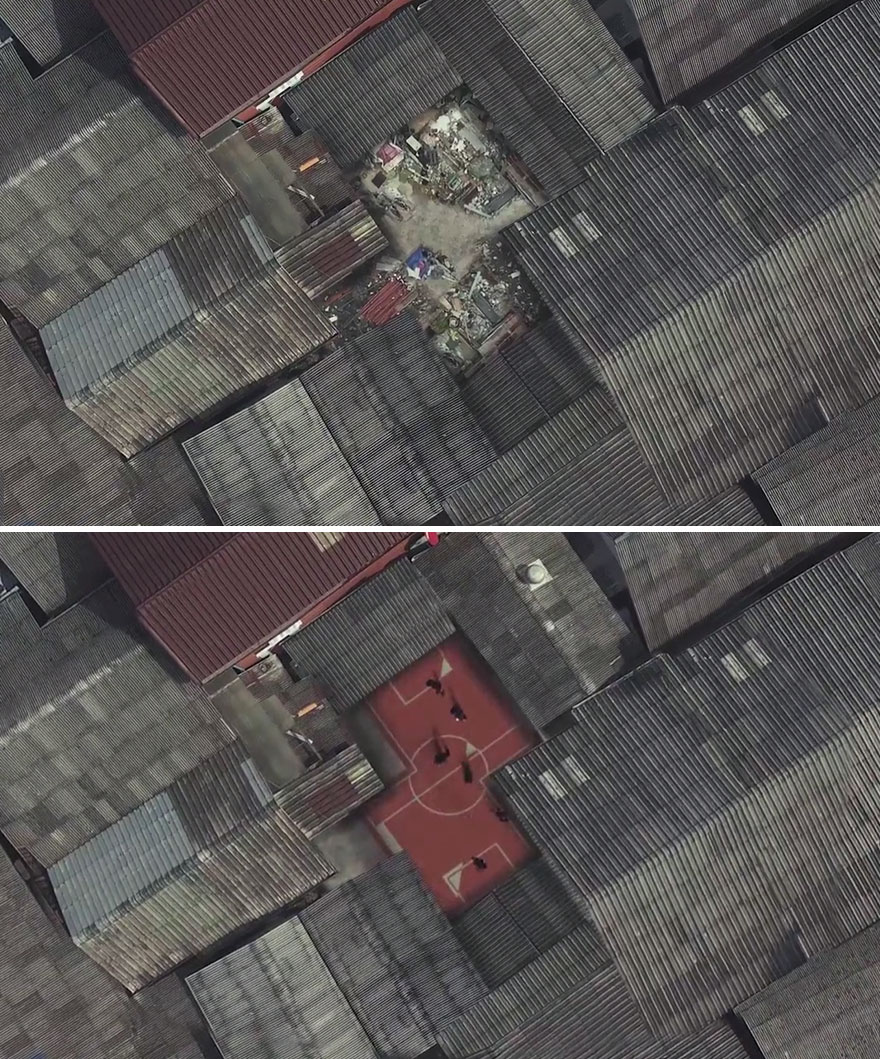 World’s First Non-Rectangular Football Field That We Created In Thailand World’s First Non-Rectangular Football Field That We Created In Thailand