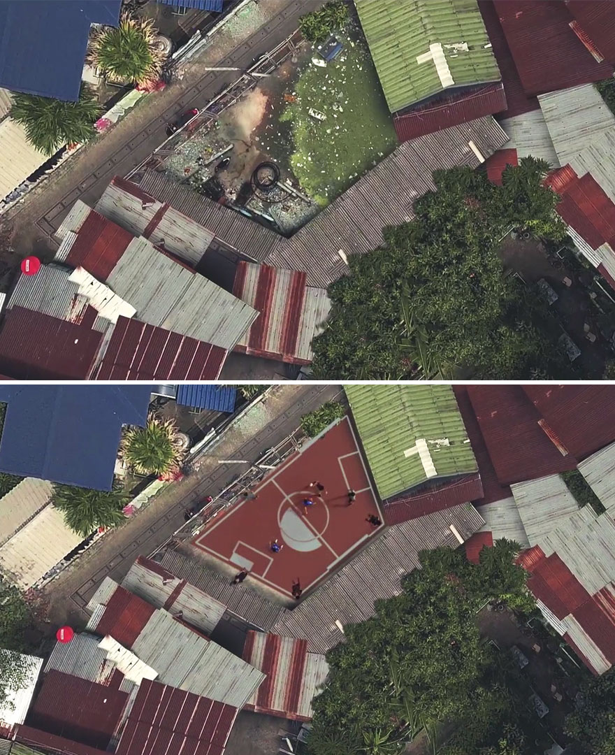 World’s First Non-Rectangular Football Field That We Created In Thailand World’s First Non-Rectangular Football Field That We Created In Thailand