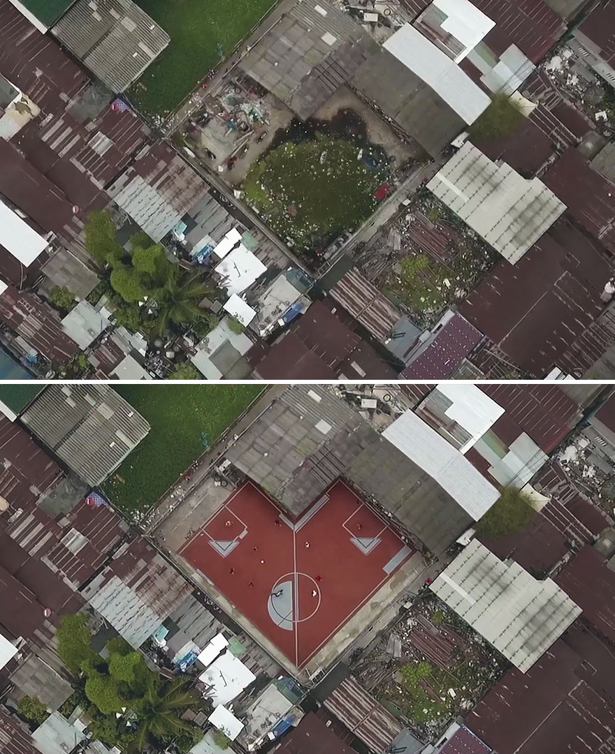 World&rsquo;s First Non-Rectangular Football Field That We Created In Thailand