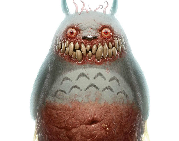 11 of Your Favorite Childhood Cartoon Characters Turned Into Monsters Will Give You Nightmares