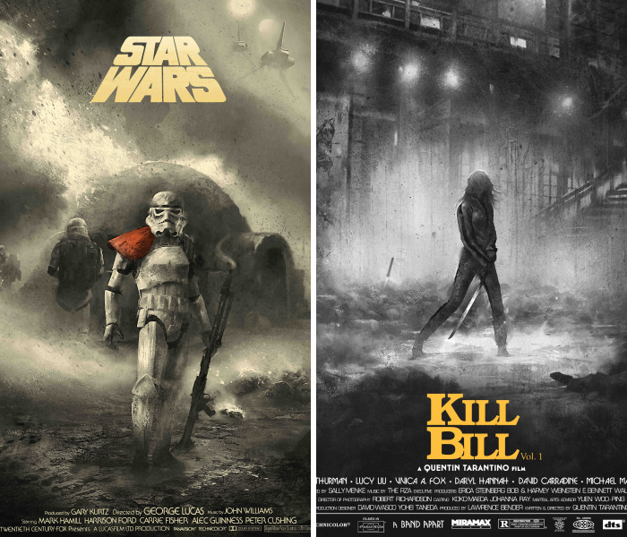 I Paint Alternative Movie Posters Focusing On The Mood Of The Movie