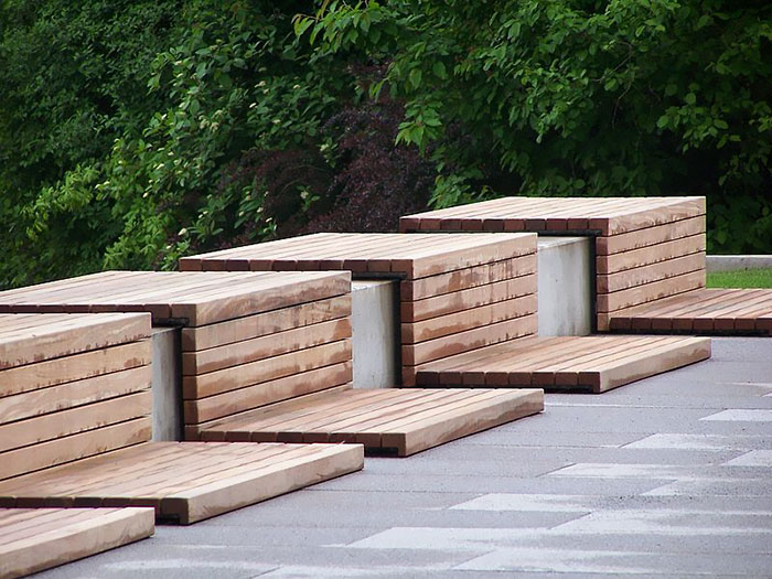 Creative Wood Benches