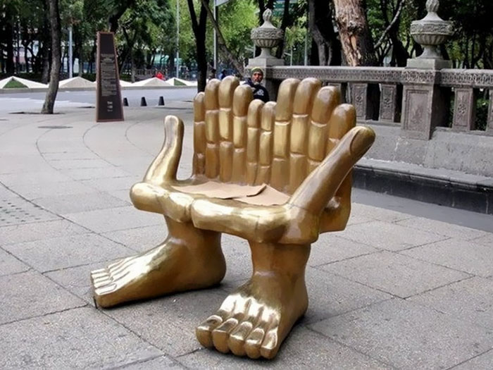 Unique Public Bench