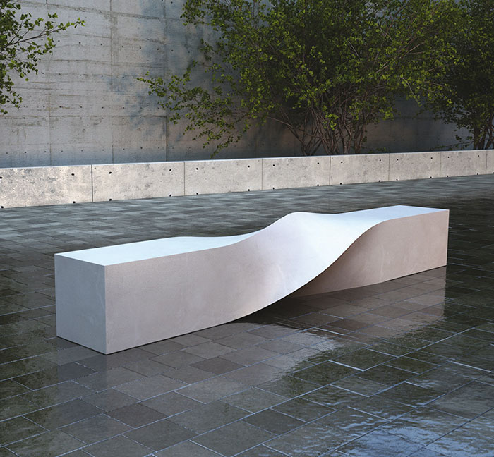 Swirling Bench