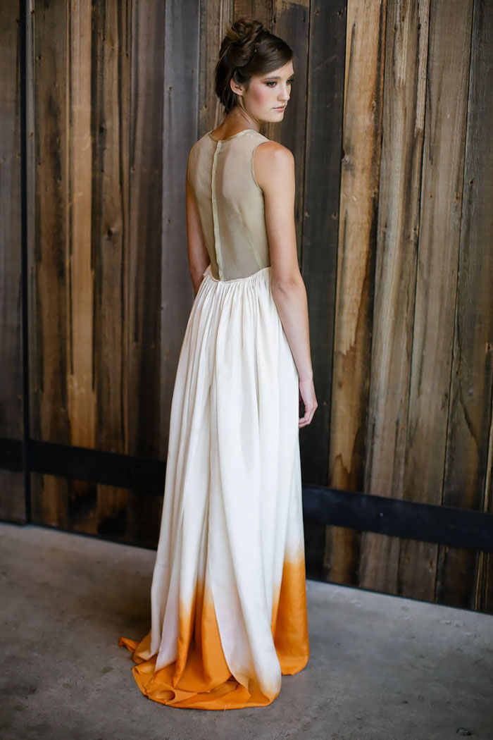 Dip Dye Wedding Dress