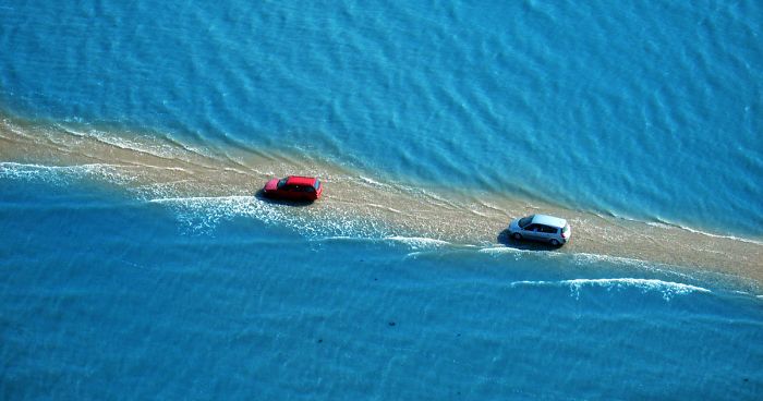 This Road In France Disappears Underwater Twice A Day
