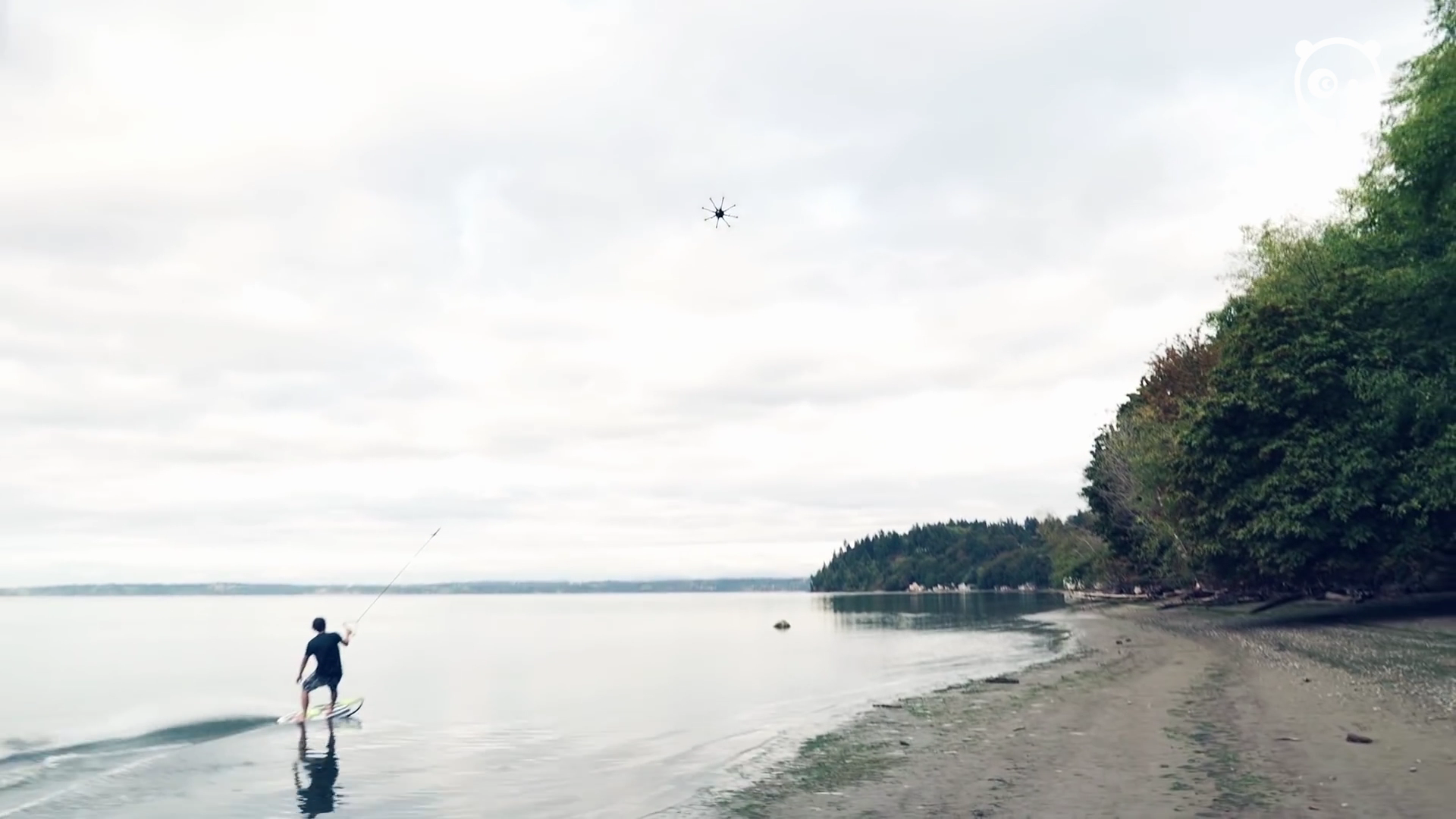 Drone-Surfing Looks Rad
