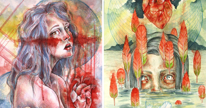 I Painted Series Exploring Female Soul