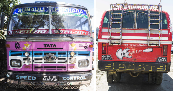 10+ Of The Most Colorful Local Buses In Nepal