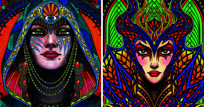 I Make Time-Lapse Videos Of My Magical Digital Art Creations