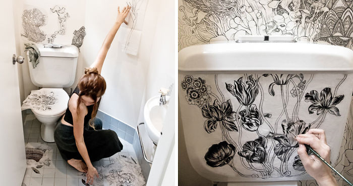 How I Turned My Boring Toilet Into A Magical Place