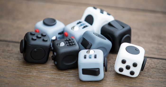 This Fidget Cube Is A 6-Sided Desk Toy That Will Keep Your Restless Fingers Busy