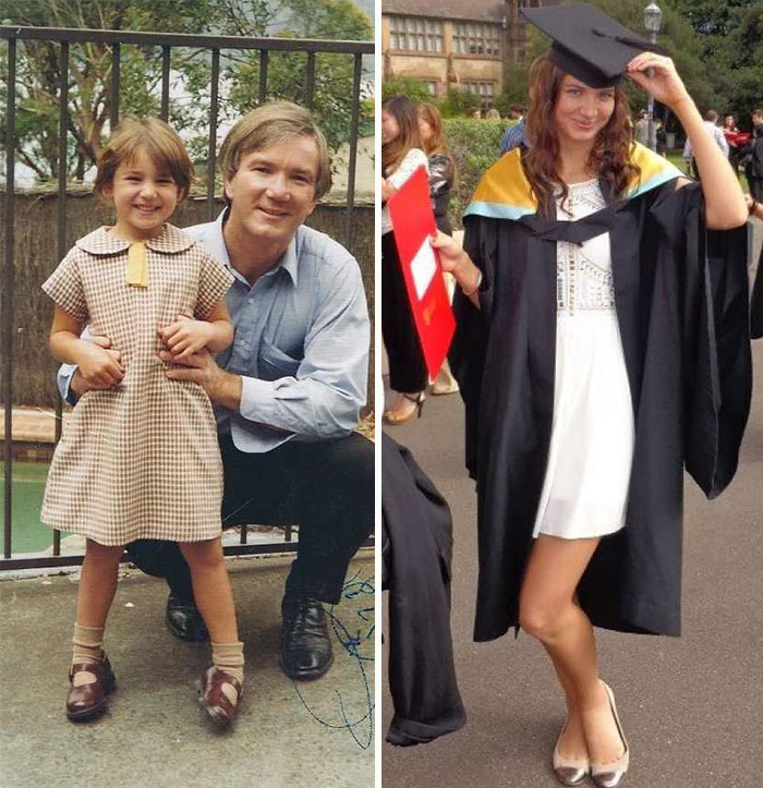 First Day Of School Vs Uni Graduation