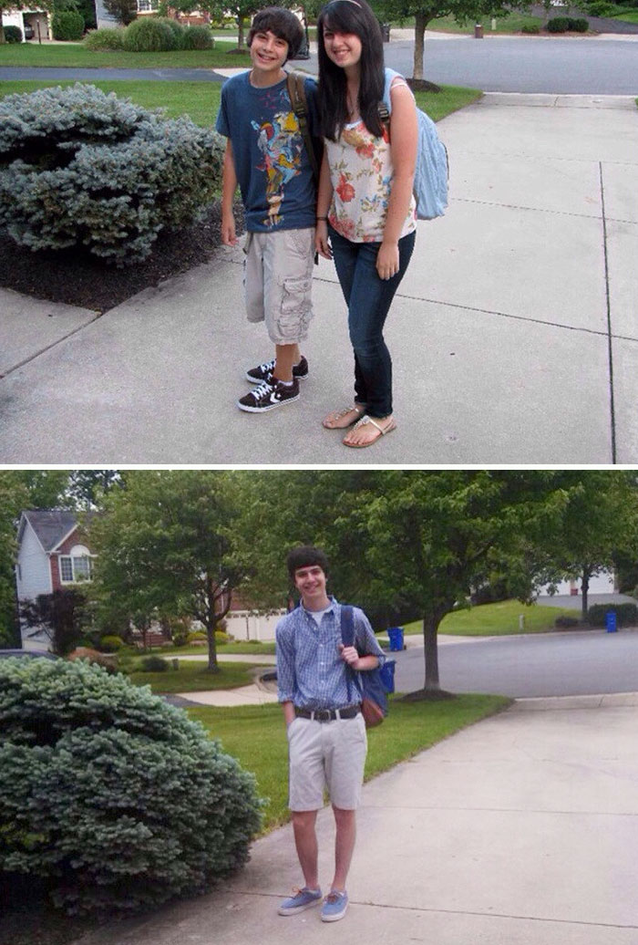 First Day Of High School Vs Last Day Of High School