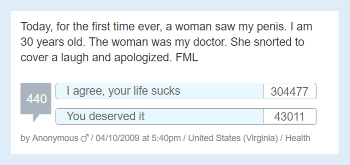 Worst Story Of My Life