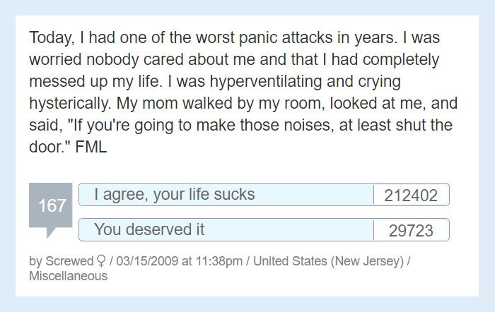 Worst Story Of My Life