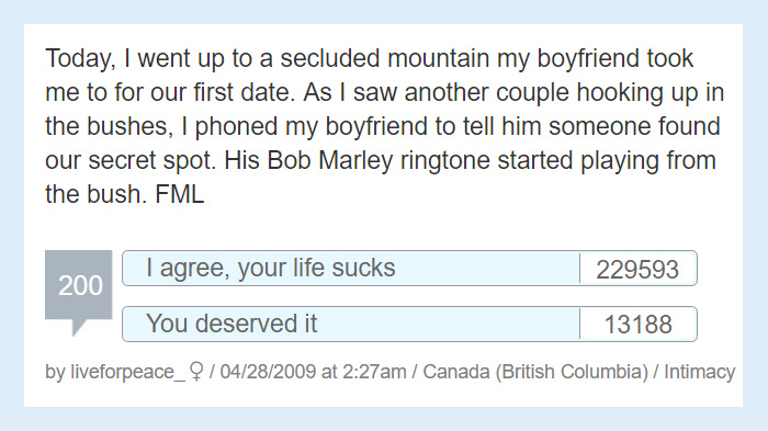 Worst Story Of My Life