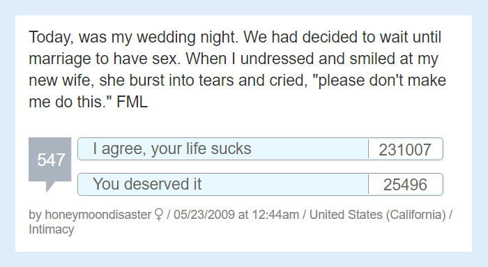 Worst Story Of My Life