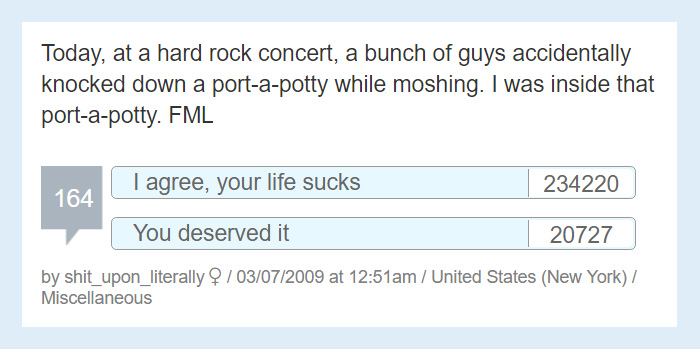 Worst Story Of My Life