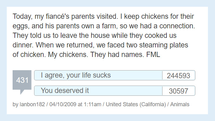 Worst Story Of My Life