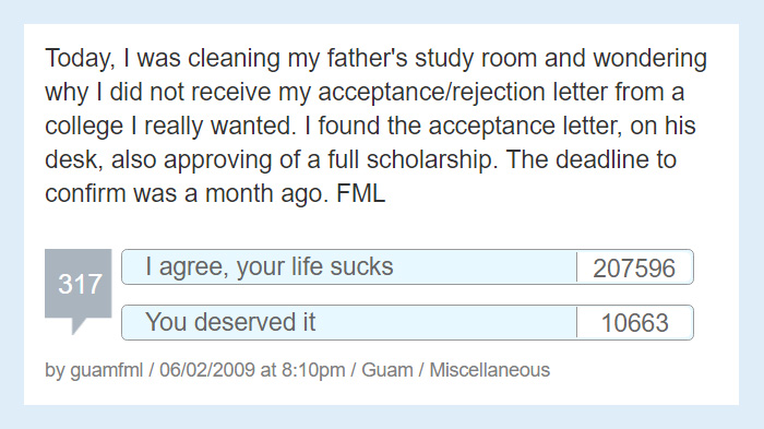 Worst Story Of My Life