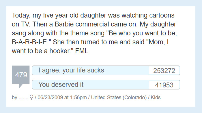 Worst Story Of My Life