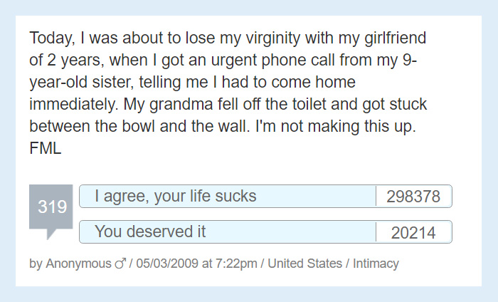 Worst Story Of My Life