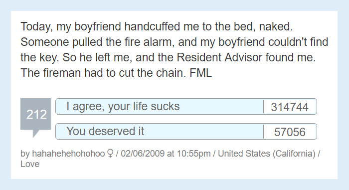 Worst Story Of My Life