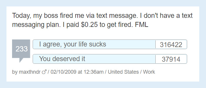 Worst Story Of My Life