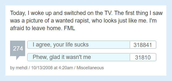 Worst Story Of My Life