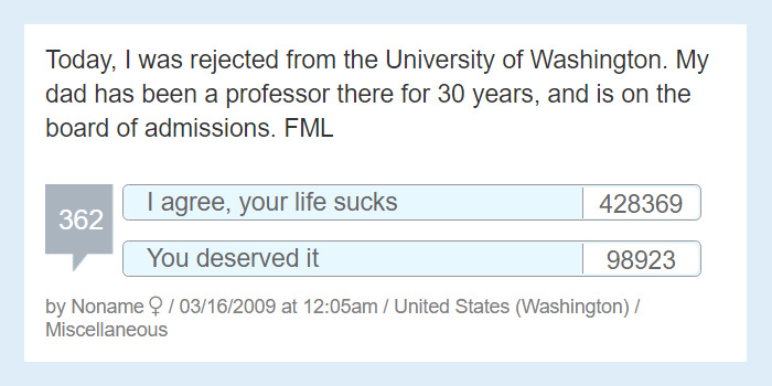 Worst Story Of My Life