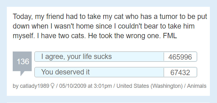 Worst Story Of My Life