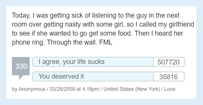 Worst Story Of My Life