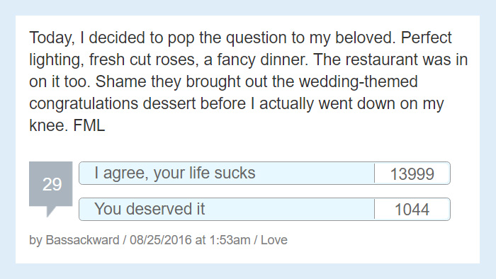 Worst Story Of My Life