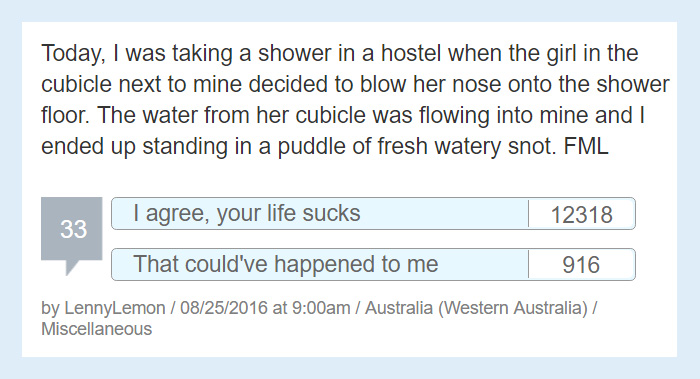 Worst Story Of My Life