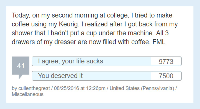 Worst Story Of My Life