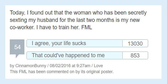 Worst Story Of My Life