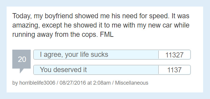 Worst Story Of My Life