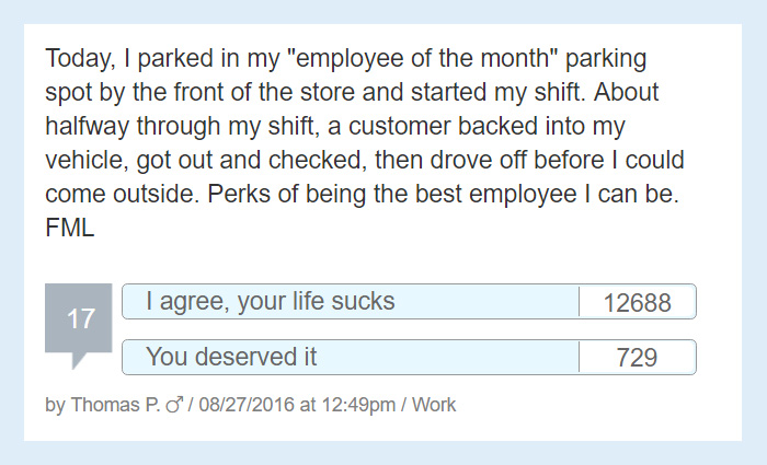 Worst Story Of My Life