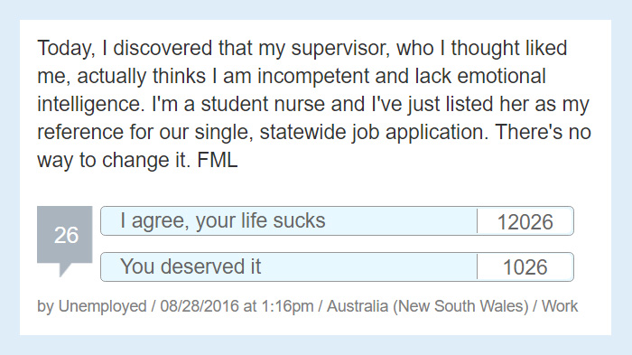 Worst Story Of My Life