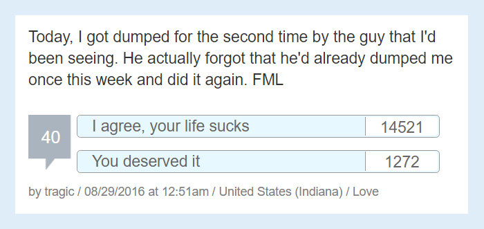 Worst Story Of My Life