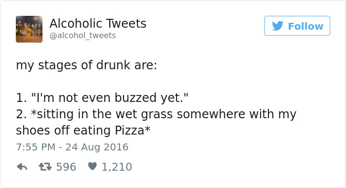 Alcohol Tweet